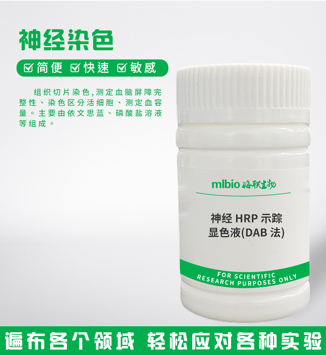 神經HRP示蹤顯色液(DAB法)主圖